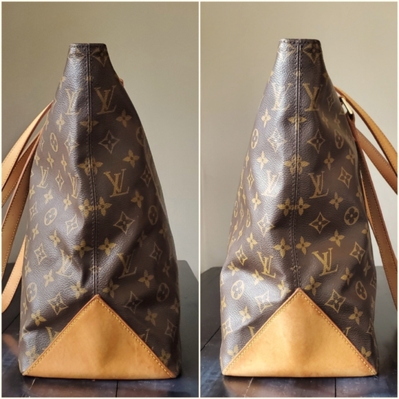 Authentic LOUIS VUITTON Monogram Cabas Mezzo Tote Shoulder Bag - Picture 7 of 14